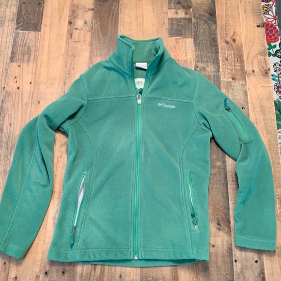 Columbia Jackets & Blazers - Columbia XS Green Fleece Jacket